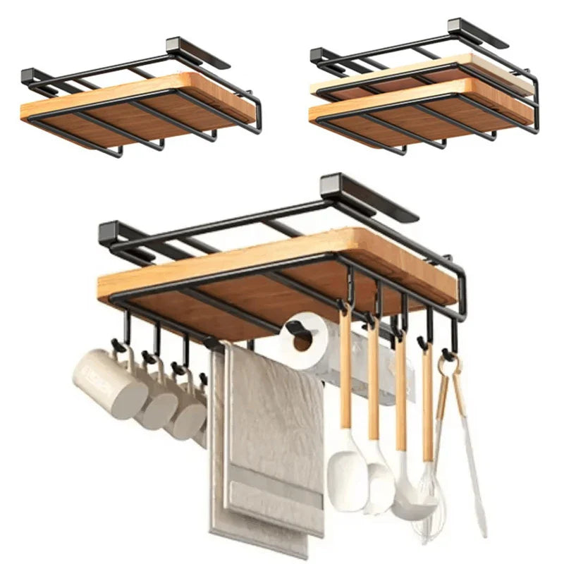 Multi-Purpose Under-Shelf Hanging Organizer