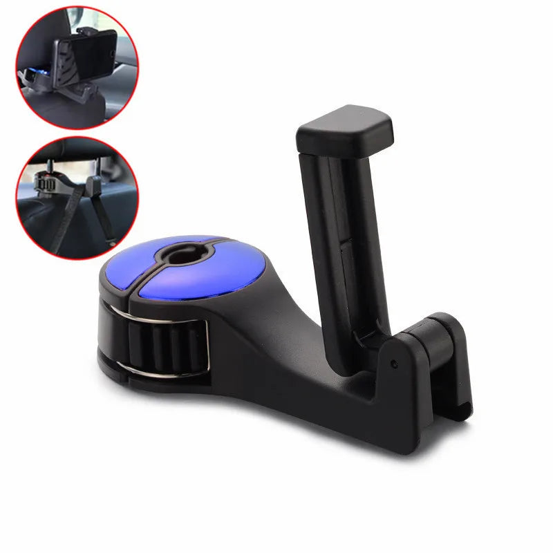 Multi-Functional 2-in-1 Car Hook – Hidden Hook & Phone Holder