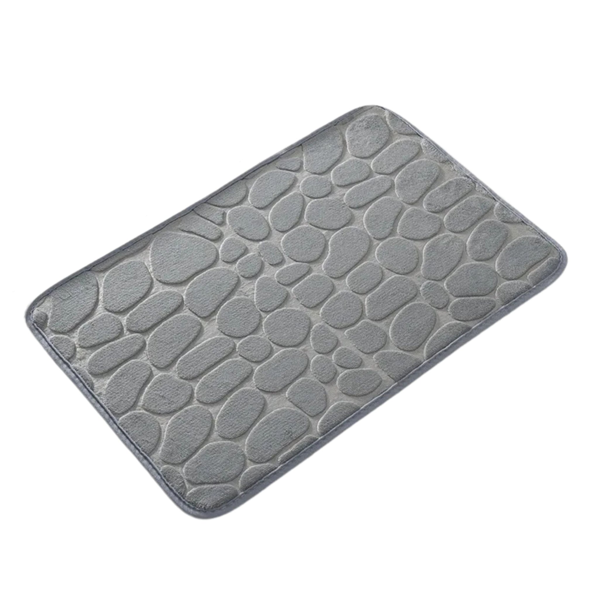 Cobblestone Luxe Memory Foam Bath Mat