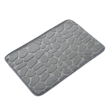 Cobblestone Luxe Memory Foam Bath Mat
