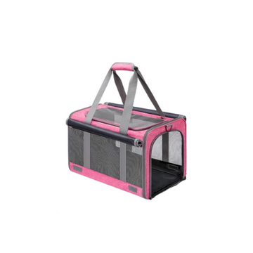 Collapsible Pet Carrier for Small Medium Cat Dogs up to 20lbs